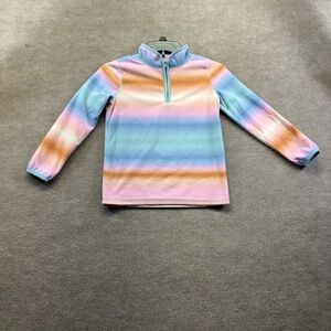 OshKosk B’gosh Quarter Zip Size 8 Pastel Colors